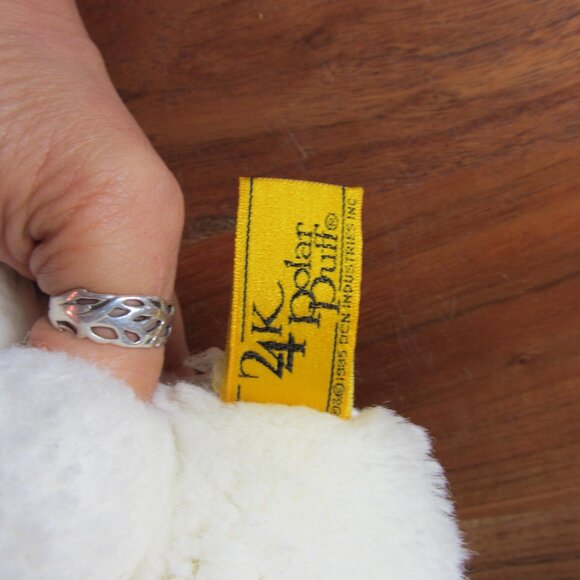 plush 24k polar puff vintage 1985 panda hand puppet (T632) - Picture 9 of 14